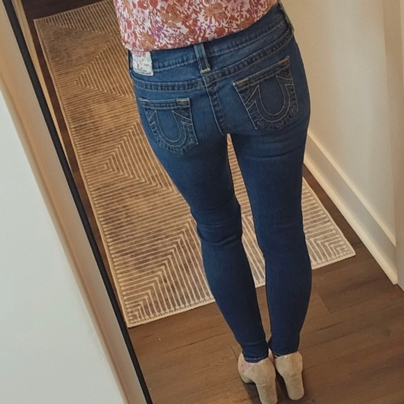 True Religion Low Rise Skinny CASEY - SIZE 27 - Picture 2 of 12